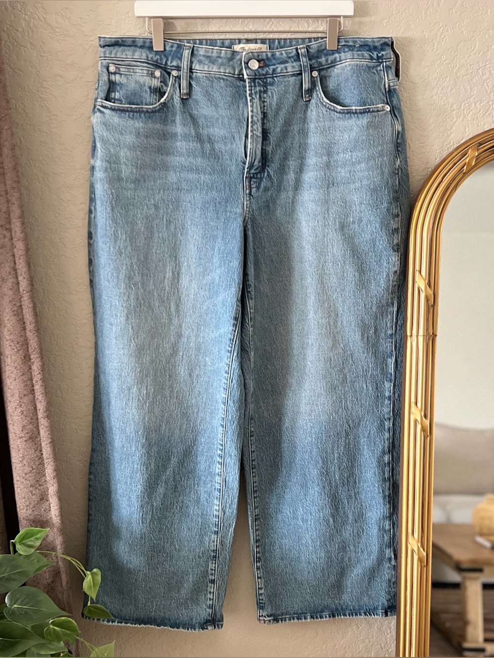 Madewell The Curvy Perfect Vintage Wide-Leg Jean Enmore Size 33